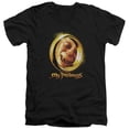 thumbnail image 1 of Lor-My Precious Short Sleeve Adult V-Neck 30-1 Tee- Black - 2X, 1 of 1