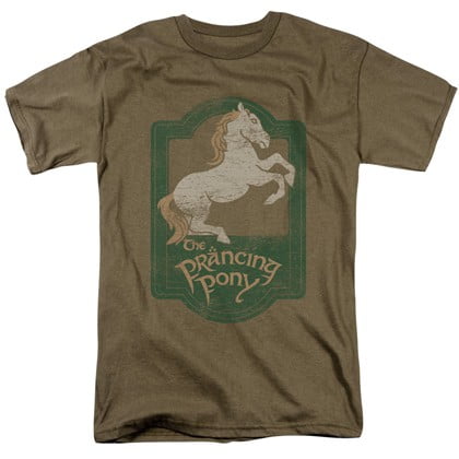 Lord of The Rings T-Shirt Prancing Pony Sign Unisex Graphic Tee For Men & Women