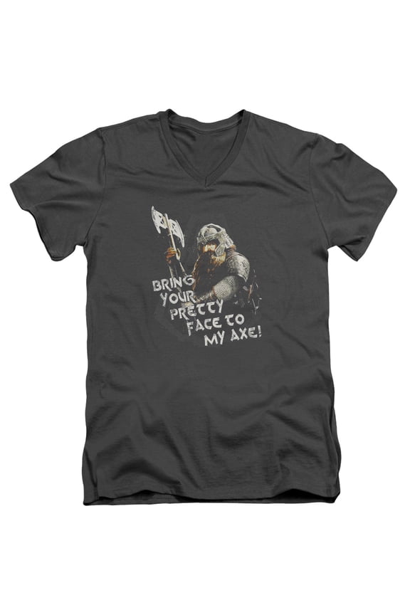 Lor - Pretty Face - Slim Fit V Neck Shirt - X-Large