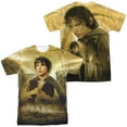thumbnail image 1 of Lord Of The Rings Men's  Ring Bearer Sublimation T-shirt White, 1 of 2