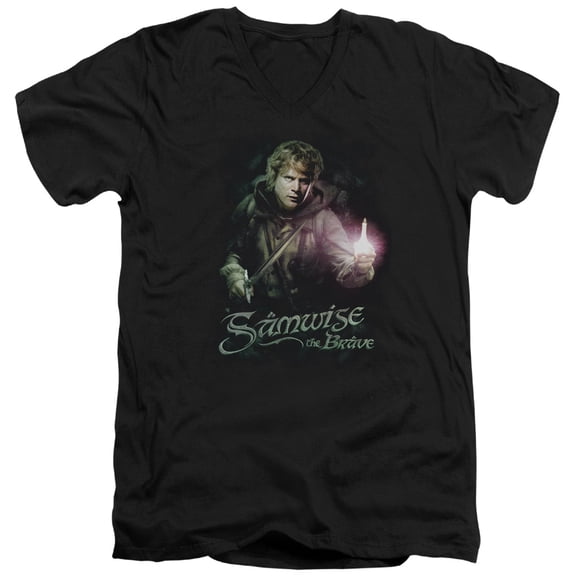 Lor - Samwise The Brave - Slim Fit V Neck Shirt - Large