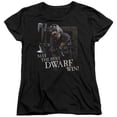 thumbnail image 1 of Lor-The Best Dwarf Short Sleeve Womens Tee- Black - 2X, 1 of 1