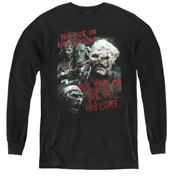 Lor - Time Of The Orc - Youth Long Sleeve Shirt - Medium