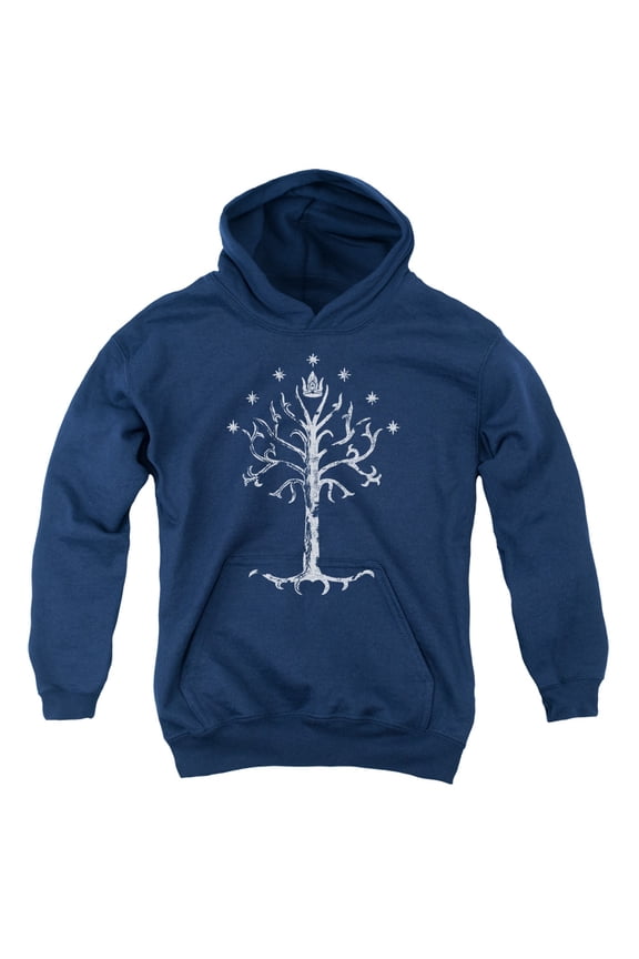 Lor - Tree Of Gondor - Youth Hooded Sweatshirt - X-Large