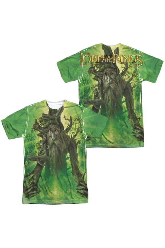 Lor Treebeard (Front Back Print) Mens Sublimation Polyester Shirt (White, )