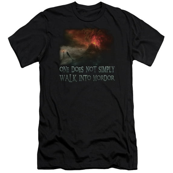 Lor - Walk In Mordor - Premium Slim Fit Short Sleeve Shirt - Large