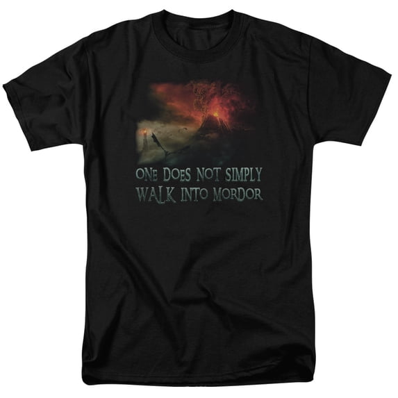 Lor - Walk In Mordor - Short Sleeve Shirt - XXXXXX-Large