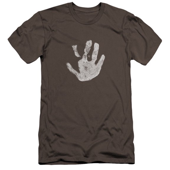 Lor - White Hand - Premium Slim Fit Short Sleeve Shirt - Small