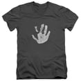 thumbnail image 1 of Lor - White Hand - Slim Fit V Neck Shirt - Large, 1 of 2