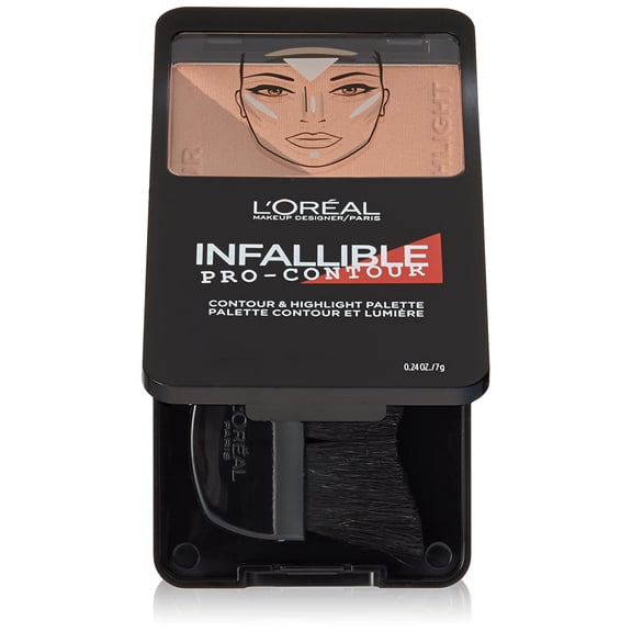 Loral Paris Infallible Pro Contour Palette, Deep/Profound, 0.24 Oz.