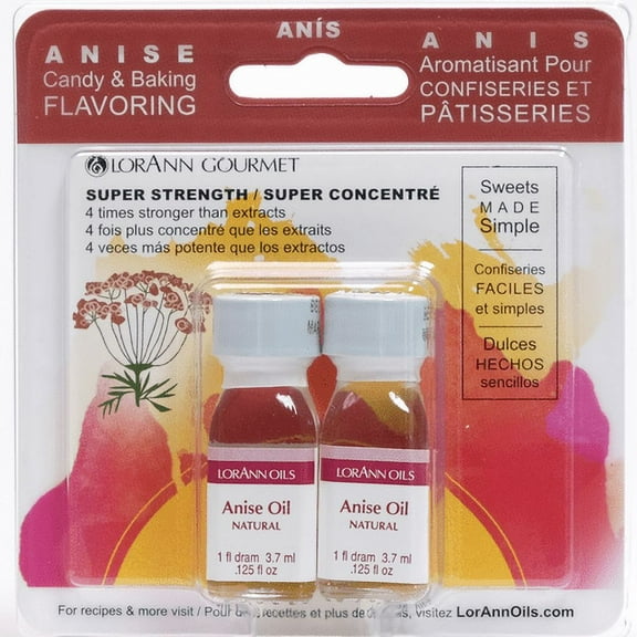 LorAnn Anise Oil Super Strength Natural Flavor (Pack of 4)