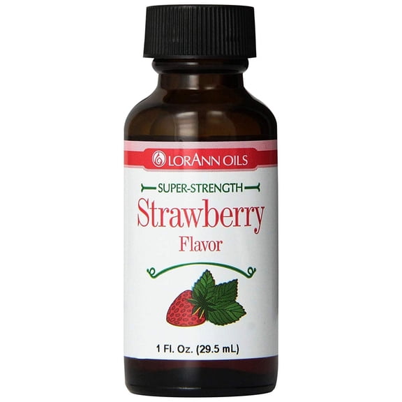 LorAnn Artificial Flavoring Oils, Strawberry Flavoring Oil, 1 Ounce Bottles