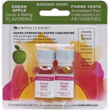 Candy & Baking Flavoring .125oz 2/Pkg-Green Apple
