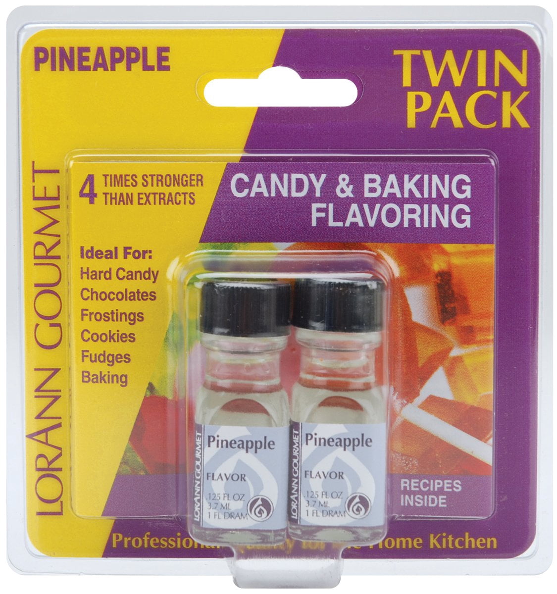 LorAnn Super-Strength Candy & Baking Flavoring 0.125oz 3-Pack - Summer Fruit Variety