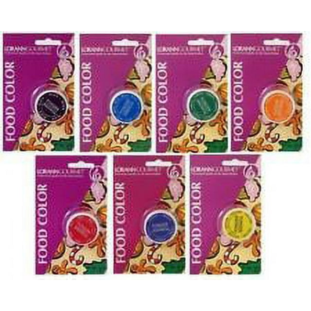LorAnn Food Coloring Powder 1/2 Ounce, You Get All 7 Colors