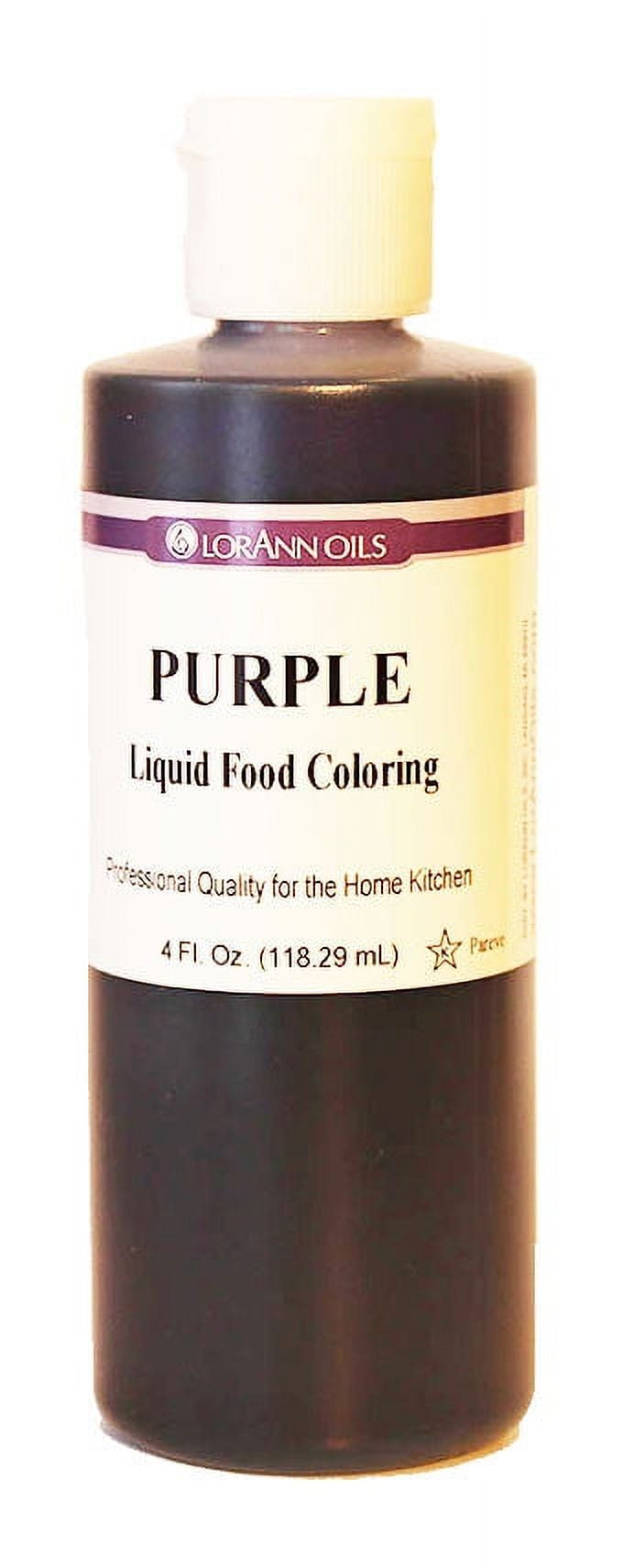 6 Pack LorAnn Liquid Food Coloring 1oz-Purple LFC-1080 - GettyCrafts