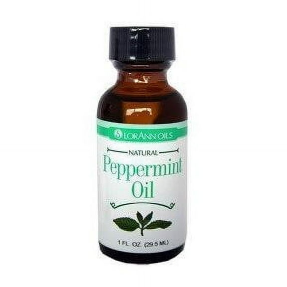 LorAnn Natural Flavoring Oils, Natural Peppermint Oil, 1 OZ PACK OF 5