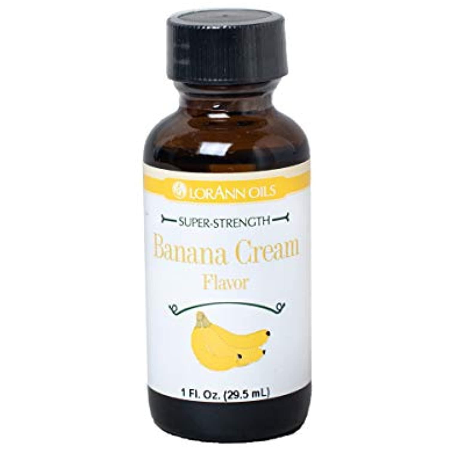 Curated visual reference: Visual Reference: Lorann Oils Banana Cream Super Strength Flavor 1 Oz Bottle
