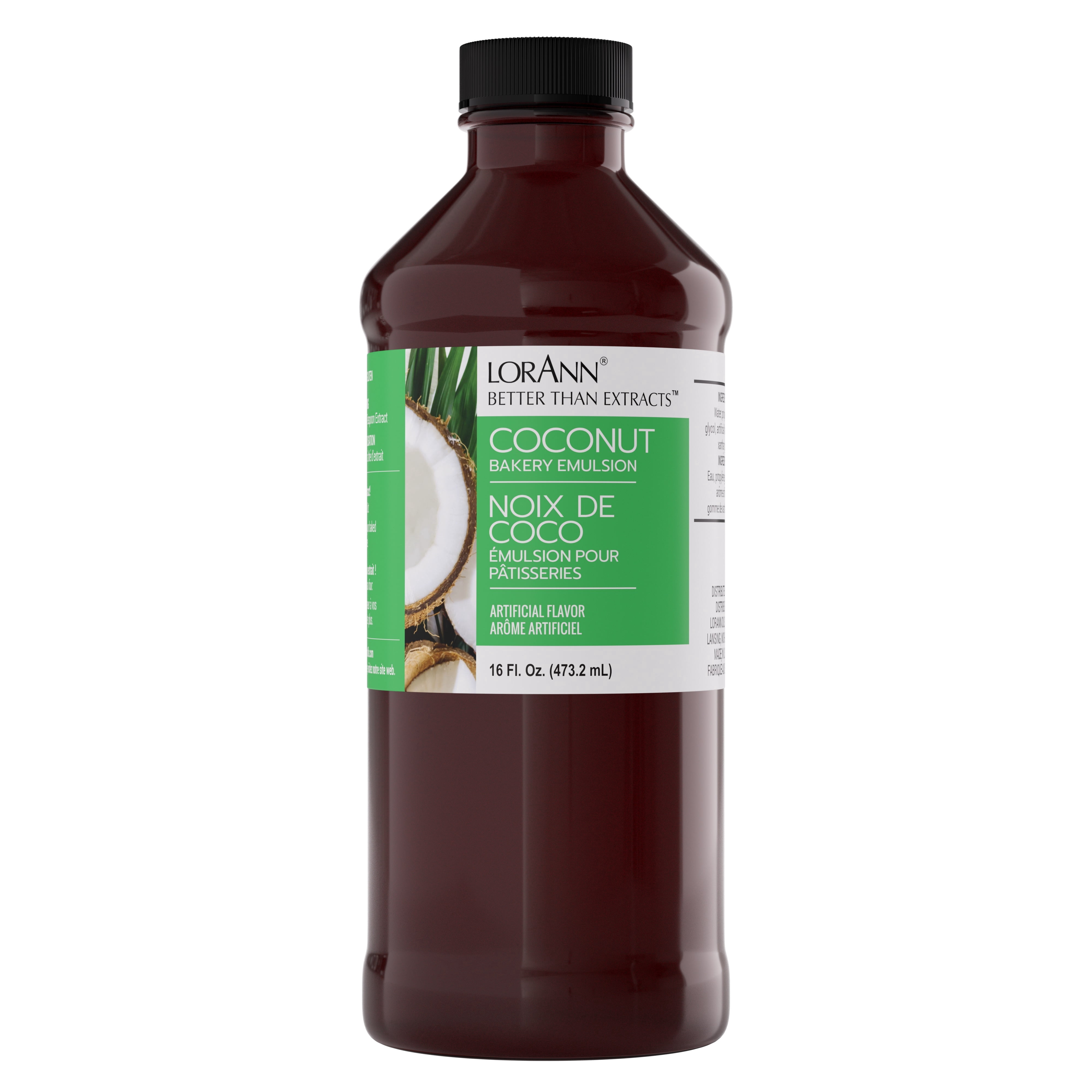 LorAnn Oils Coconut Flavoring For Baking, Emulsion Coconut Extract, 16 ...