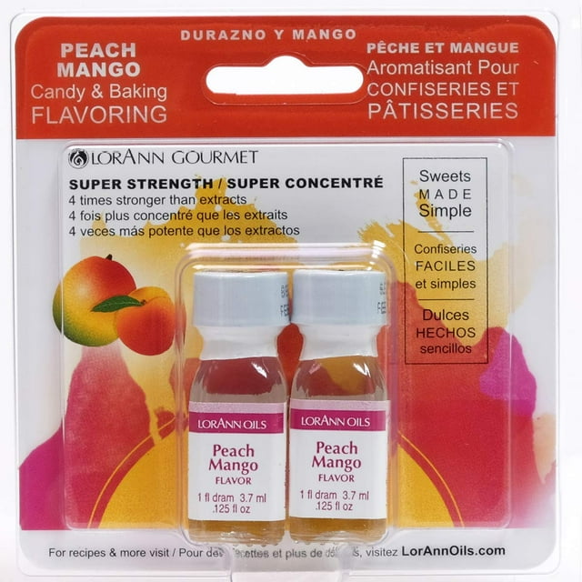 LorAnn Peach SS Flavor, 1 dram bottle (.125 fl oz 3.7ml 1 teaspoon