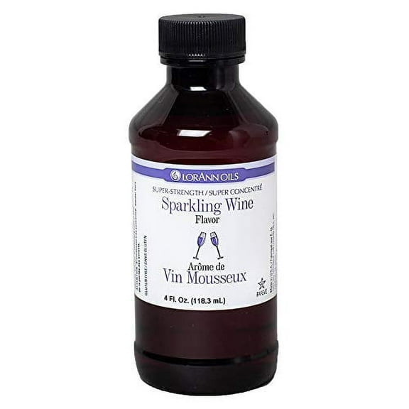 LorAnn Sparkling Wine Super Strength Flavor, 4 ounce bottle