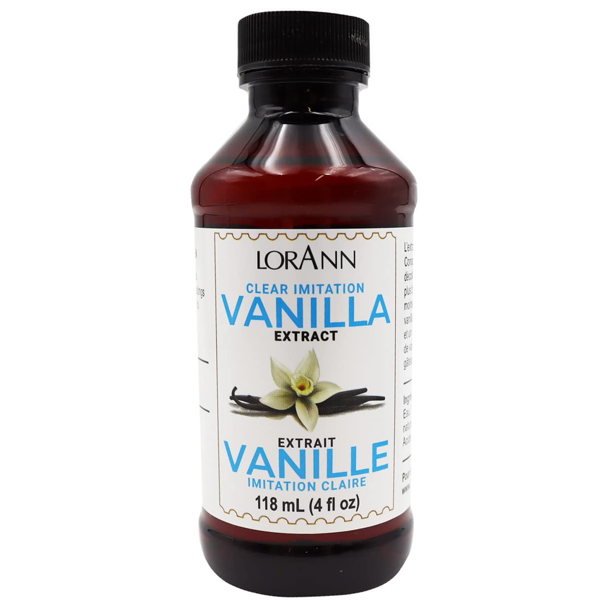 LorAnn Vanilla Extract (Artificial) 4 ounce bottle