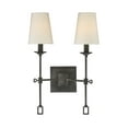 thumbnail image 1 of Lorainne 2-Light Wall Sconce in Oxidized Black, 1 of 6