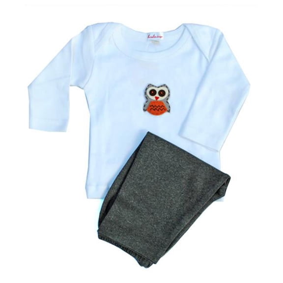 Loralin Design BOW6 Owl Outfit 6-12 Months