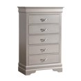 thumbnail image 1 of Lorana Silver Champagne 5-Drawer Chest of Drawers - 31 x 16 x 48 in., 1 of 1