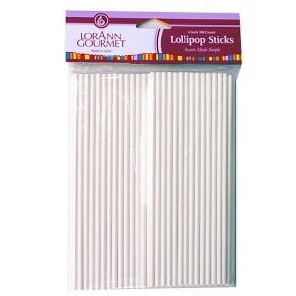 Lorann Gourmet 6 inch Lollipop Sticks 100 Count - Walmart.com