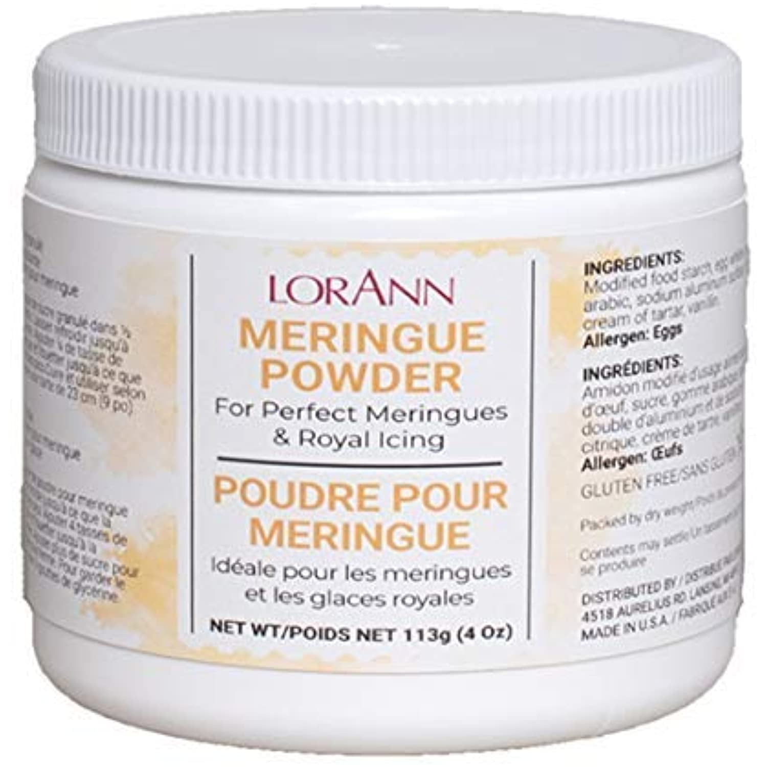 Lorann Meringue Powder 4 Ounce