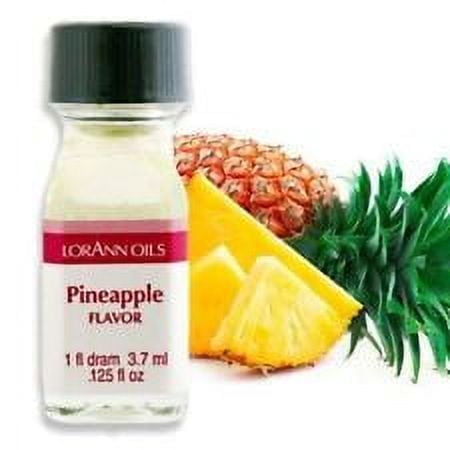 Lorann Oil Pineapple 1 Dram Super Strength Flavor Extract Candy Baking Includes 1 Dram Dropper And Recipe Card