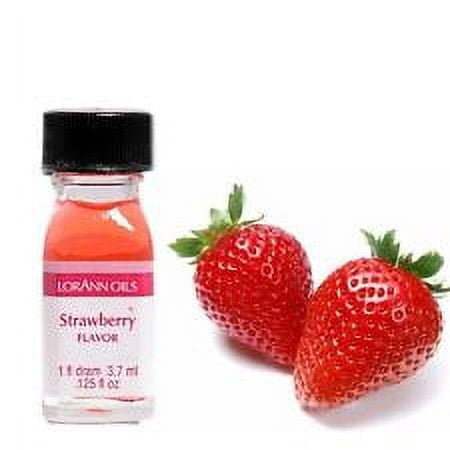Lorann Oil Strawberry Flavor 1 Dram Super Strength Flavor Extract Candy Baking Includes 1 Dram Dropper And Recipe Card
