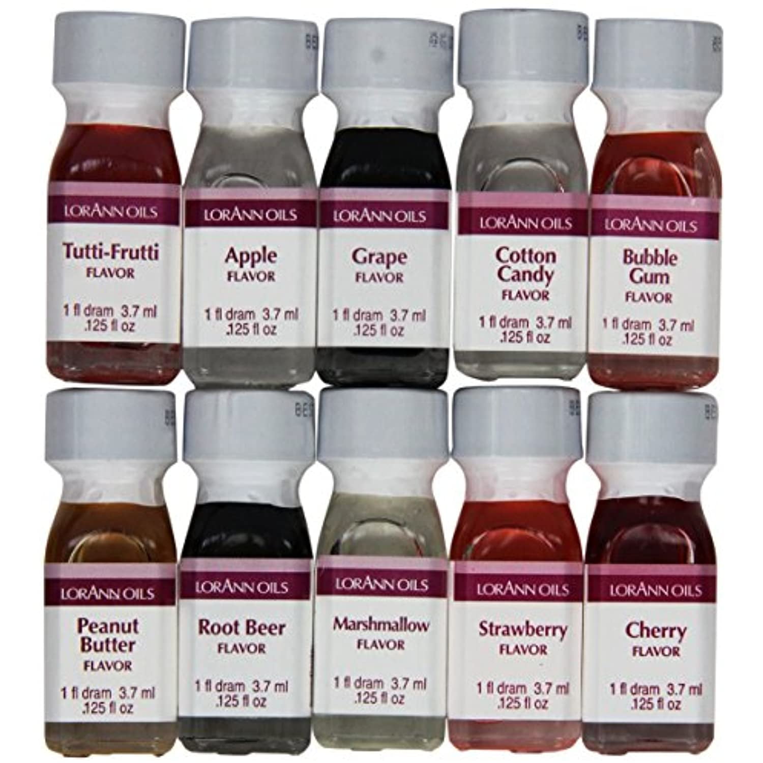 LorAnn Children's Favorite Flavoring 10-Pack  Assorted Candy & Baking Flavors