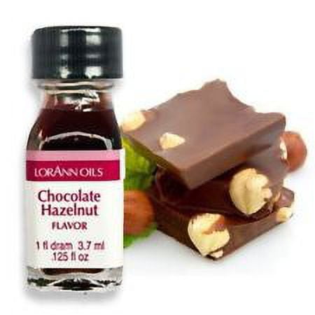 Lorann Oils Chocolate Hazelnut 1 Dram Super Strength Flavor Extract Candy Baking Includes 1 Dram Dropper And Recipe Card