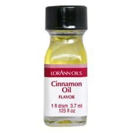 Lorann Oils Cinnamon 1 Dram Super Strength Flavor Extract Candy Baking Includes 1 Dram Dropper And Recipe Card