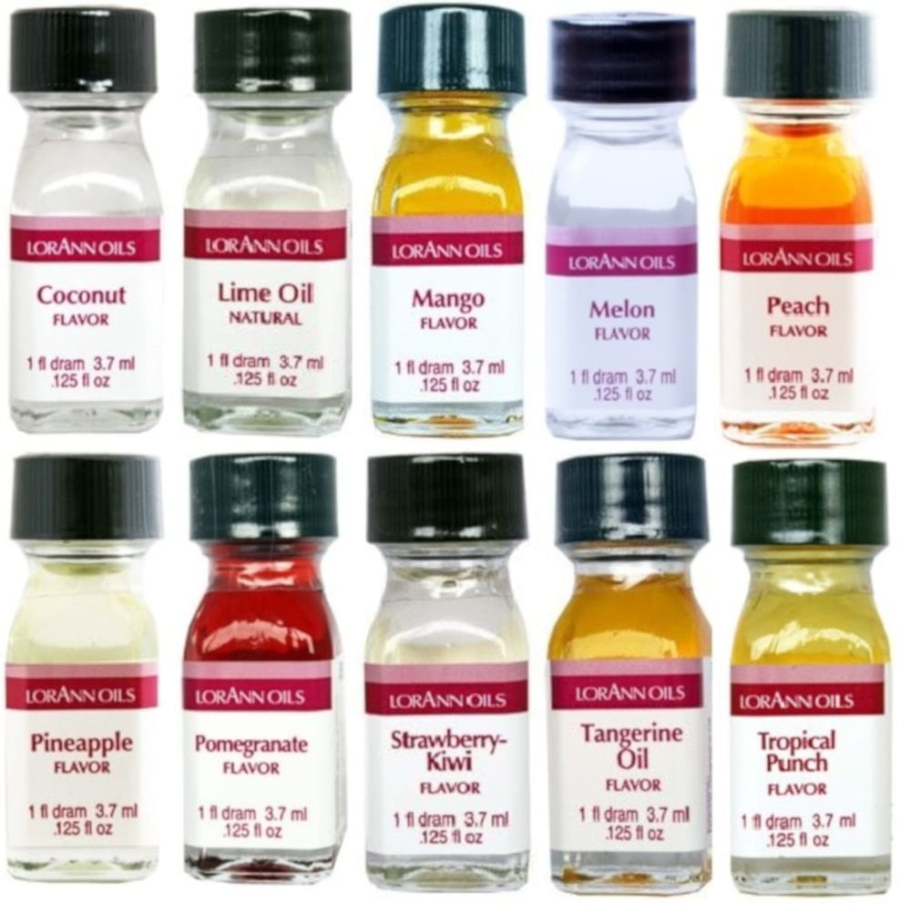 LorAnn Liquid Food Coloring - Primary Colors - Set of Five 1 ounce squeeze  bottles