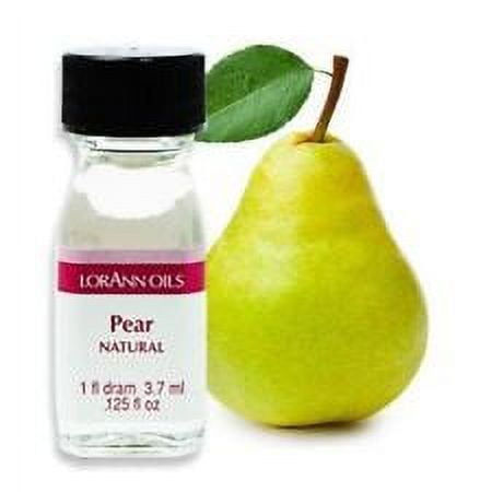 Lorann Oils Pear 1 Dram Super Strength Flavor Extract Candy Baking Includes 1 Dram Dropper And Recipe Card