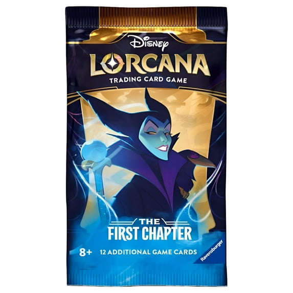 Lorcana Trading Card Game The First Chapter Booster Pack (12 Cards)
