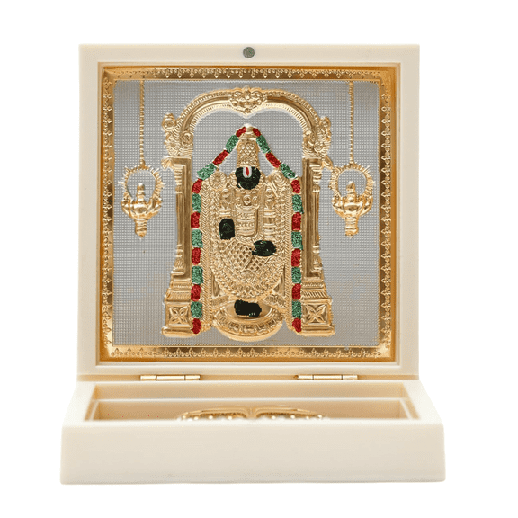 Lord Balaji - Charan Paduka White (Medium)
