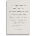 thumbnail image 1 of The Lord Bless You and Keep You Wall Art, Inspirational Bible Verse Wall Decor, Black and White Scripture Poster Print, Modern Christians Wall Art, Christians Home Decor, Framed, 12"x16", 1 of 13