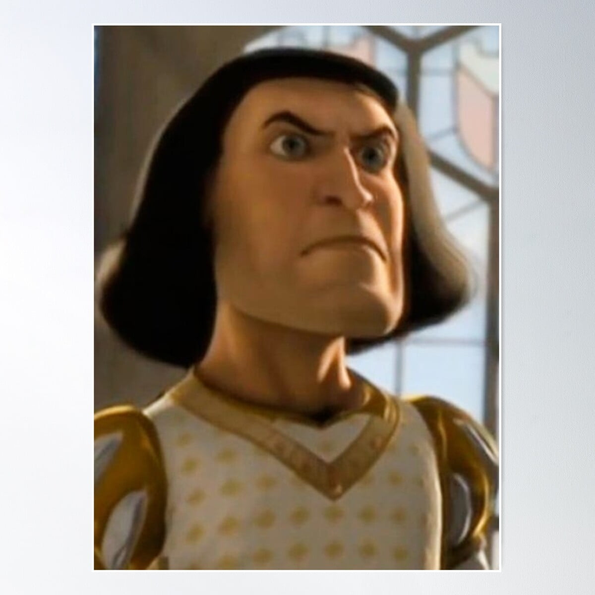 Lord Farquaad Poster Wall Art, Modern Wall Decor For Living Room