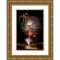 thumbnail image 1 of Lord, Fred 23x32 Gold Ornate Wood Framed with Double Matting Museum Art Print Titled - Colorado, Frisco Fireworks display on July 4th, 1 of 4
