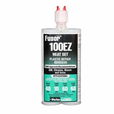 Lord Fusor 100EZ EZ Plastic Body Repair Adhesive (Heat-Set), 7.1 oz. FUS-100EZ