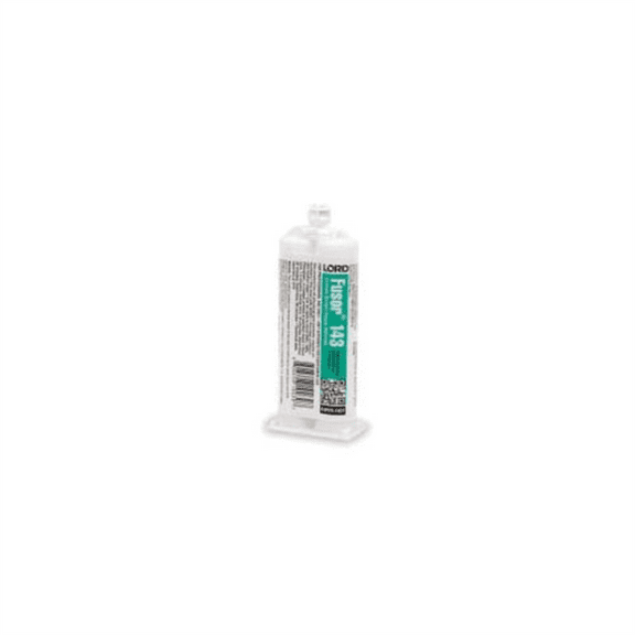 Fusor 143 Fast Sandable Repair Adhesive, 1.7 oz Cartridge, Liquid, Black, 2K Component, 30 min at 70 deg F Curing