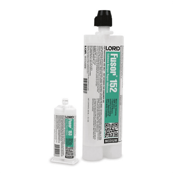 Fusor 152 Medium Sandable Plastic Repair Adhesive, 7.1 oz Cartridge, Liquid, Brown