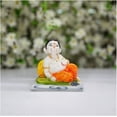 thumbnail image 1 of Lord Ganesha Statue Mini Ganesha Idol Cute Ganesha Figurine Ganesha for Car Dashboard Decor Hindu god Statue Good Luck God Indian Temple Decor Gift for New Beginning Vinayaka Statue - AtoZ India Cart, 1 of 5