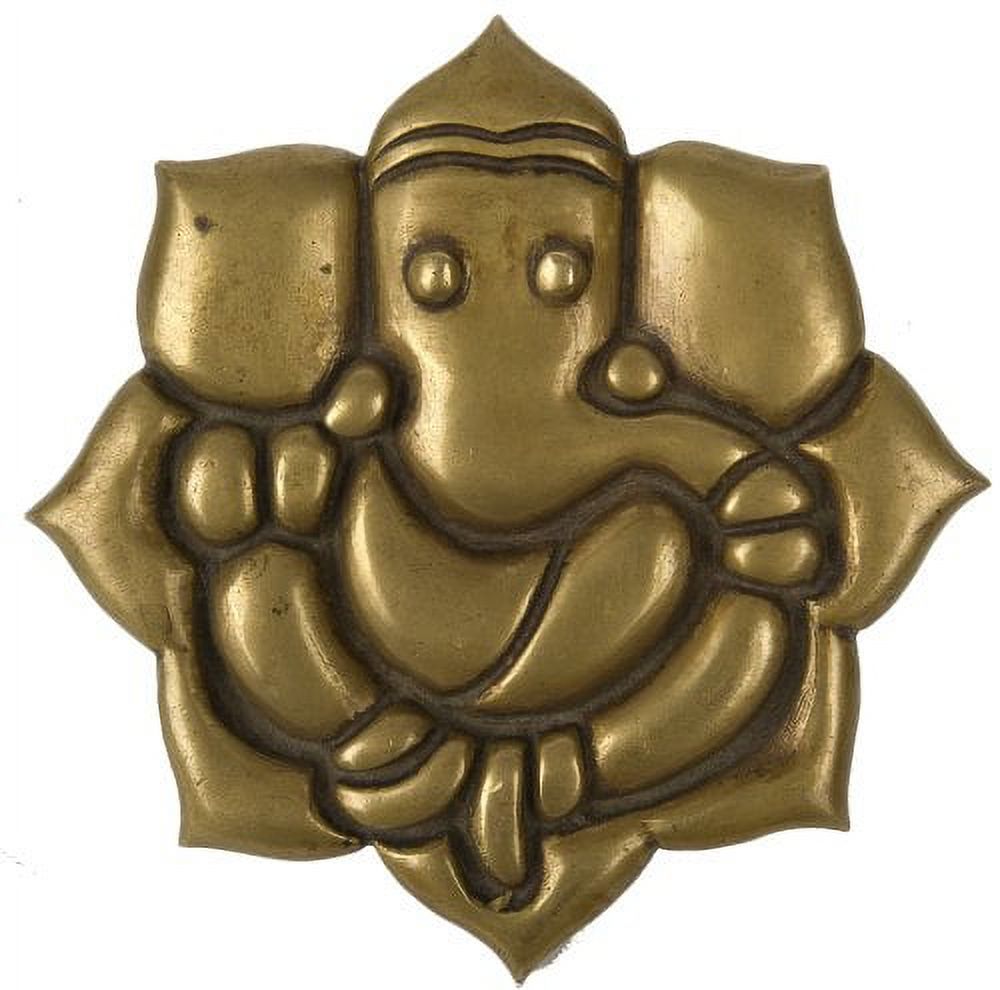 Lord Ganesha (Wall Hanging Plate) Brass Statue