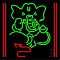 thumbnail image 1 of Lord Ganesha with Line Neon Sign, 24 x 3 x 24 in., 1 of 1
