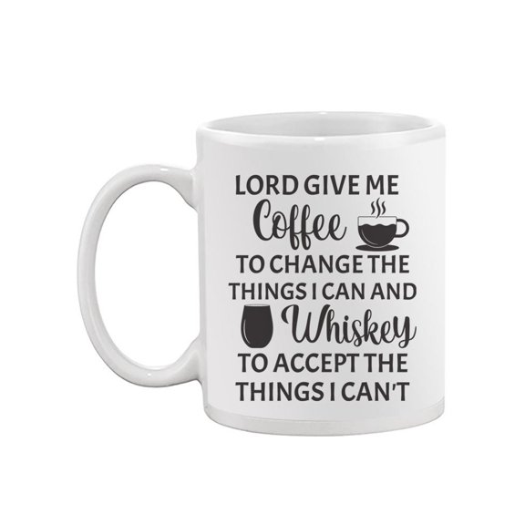 Lord Give Me Coffee. Mug  -Image by Shutterstock,